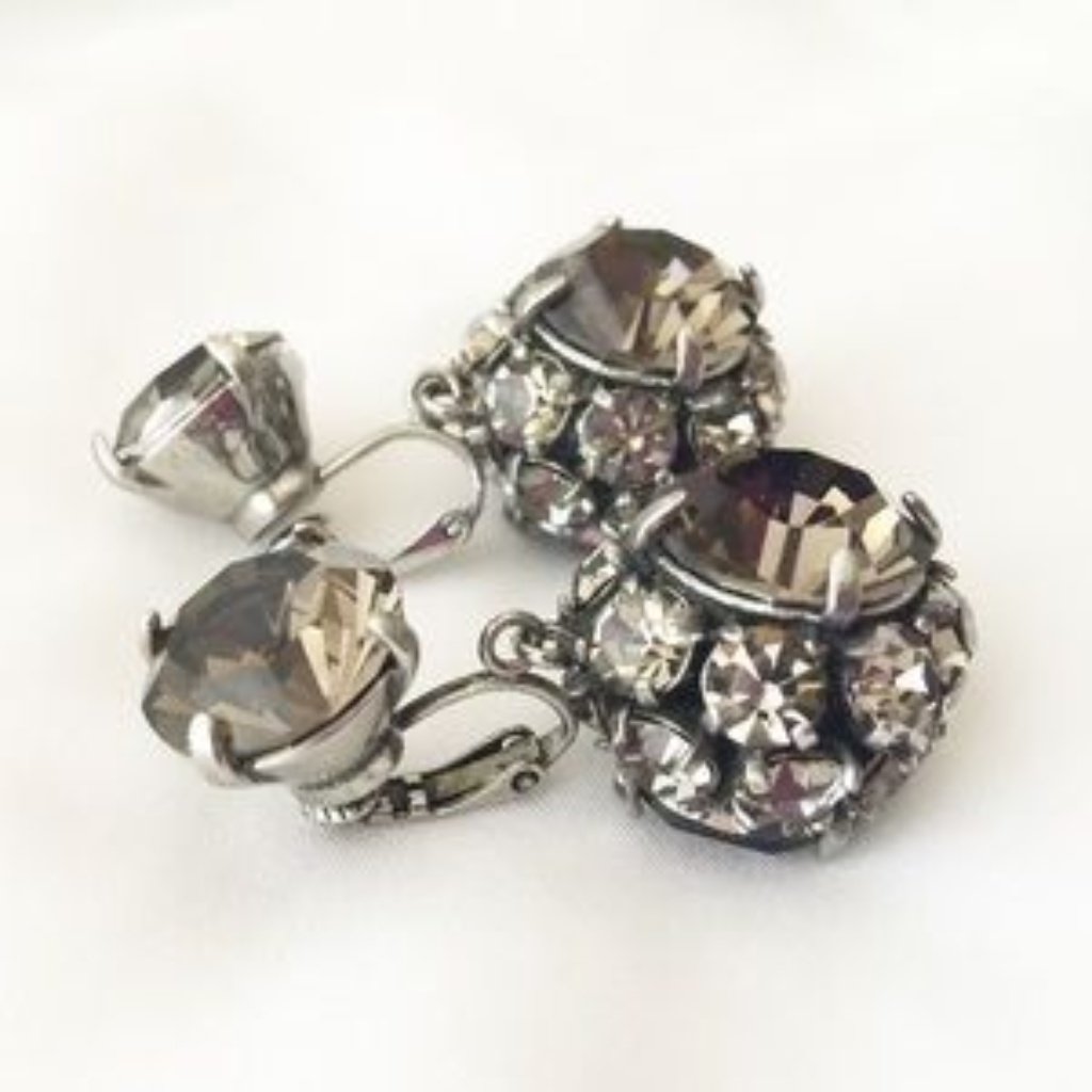 Orb Earrings Silver